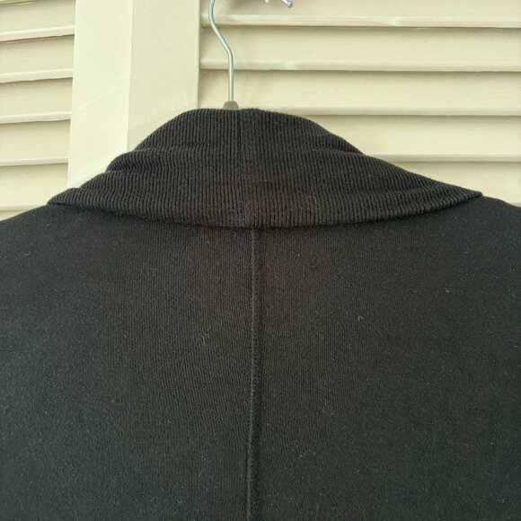 Athleta women's Pranayama Wrap open cardigan sweater XS black soft long sleeve - Picture 7 of 8